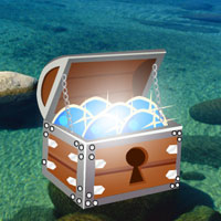 Free online html5 games - Crystal Clear Lake Escape game 