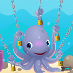 Free online html5 games - Cute Octopus Escape game 