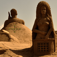 Free online html5 games - Desert Acropolis Escape game 