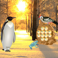 Free online html5 games - Escape Game End of the Winter game 