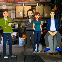 Free online html5 games - Gangster Garage Escape game 