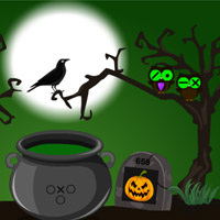 Free online html5 games - Halloween Trick or Treat Escape-4 game 