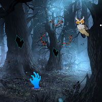 Free online html5 games - Moon Forest Escape game 