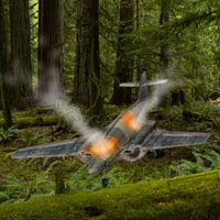 Free online html5 games - Plane Crashed Forest Escape game 