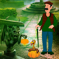 Free online html5 games - Pumpkin to Turkey Life Escape game 