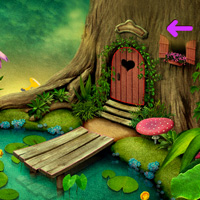 Free online html5 games - Treasure Jewel Forest Escape game 