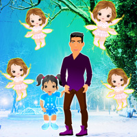 Free online html5 games - Visiting Christmas Angels Escape game - WowEscape 