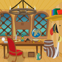 Free online html5 games - Wow Pirates Ship Escape game 