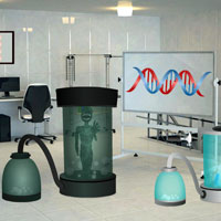 Free online html5 games - Genetic Research Center Escape game 