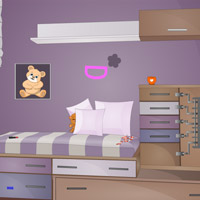 Free online html5 games - Girls Purple Room Escape game - WowEscape