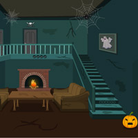 Free online html5 games - Scary Halloween House Escape 2 game - WowEscape