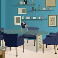 Free online html5 games - Wowescape Blue Crystal Room game 