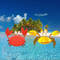Beach Crab Pair Escape HTML5