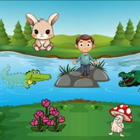Boy Escaped Dangerous Crocodiles