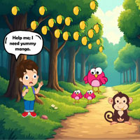 Free online html5 games - Boy Needs Yummy Mangoes game 
