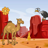 Free online html5 escape games - Camel Looking For Her Young