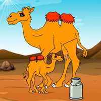 Free online html5 games - Collect To The Camel Milk HTML5 game - WowEscape