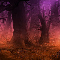 Dark Foggy Forest Escape HTML5