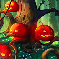 Free online html5 games - Escape From Cursed Pumpkin Land HTML5 game 