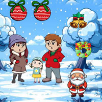Free online html5 escape games - Family Stranded Christmas Snow Land