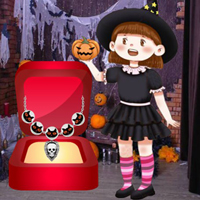Free online html5 games - Finding Halloween Necklace HTML5 game 
