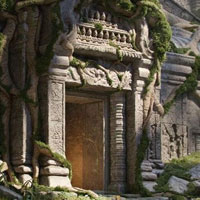 Forest Hidden Temple Escape HTML5