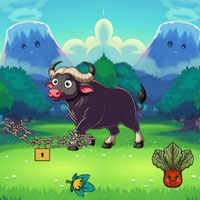 Free online html5 games - Free The Locked Buffalo game 
