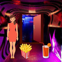 Free online html5 games - Girl Escape From Night Party game 
