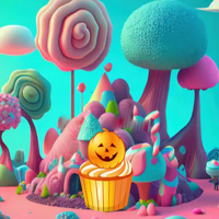 Free online html5 games - Halloween Candy Treasure Escape HTML5 game 