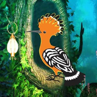 Free online html5 games - Hoopoe Bird Escape HTML5 game - WowEscape 
