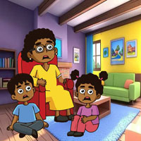 Kids Ready To Granny Story
