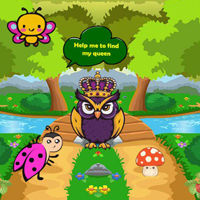 Free online html5 games - King Find The Queen Owl game 