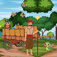 Locate The Farmer Cart Bull