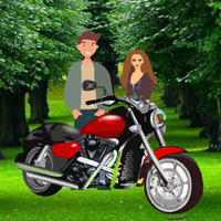 Free online html5 games - Lovers Find The Bike game 