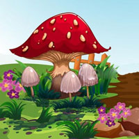 Free online html5 games - Mushroom Garden Fairy Escape HTML5 game 