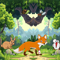 Free online html5 games - Protect The Wounded Fox game 