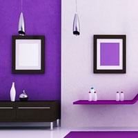 Purple Wall House Escape HTML5
