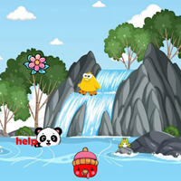 Rescue River Fall Down Panda