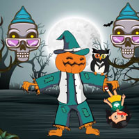 Save Kid From Scary Pumpkin