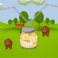 Free online html5 games - Save The White Rat game 