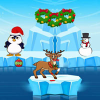 Free online html5 games - Save Trapped Wounded Reindeer game 