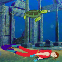 Free online html5 games - Save Underwater Explorer Boy game 