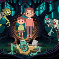 Free online html5 escape games - Siblings Escaped Deadly Zombies