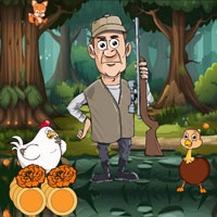 Free online html5 escape games - Trapper Hunting The Turkey
