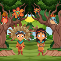 Free online html5 games - Tribal Kids Reaches The Hut game 