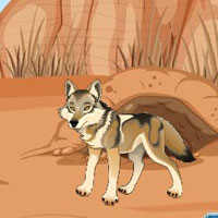 Free online html5 games - Tribe Boy And Wolf 01 HTML5 game - WowEscape