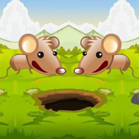 Free online html5 games - Twin Rat Escape game 