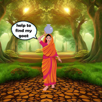 Free online html5 games - Village Girl Find Her Goat game 
