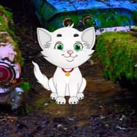 Free online html5 games - White Cat Car Forest Escape HTML5 game - WowEscape