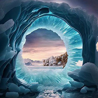 Free online html5 games - Winter Ice Cave Escape HTML5 game 